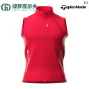 テーラーメイド TaylorMade ゴルフ メンズ ゴルフウェア 秋冬 暖かい 防風 ベスト レッド ホワイト サイズ M L XL XXL