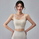 女性用 スポーツブラ タイト フィットネス ヨガ ウェア ピラティス トレーニング ブラ 夏 セットアップ ヨガパンツ シンプル スポーティー