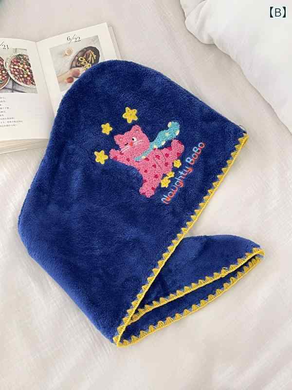 乾燥 キャップ 女性用 吸収性 速乾性 家庭用 シャンプー バッグ ターバン シャワー...