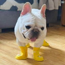犬用 レインブーツ ペット シューズ ソフト ソールは 振り払う ことが できず 汚れた 靴 カバー 出 転倒 防ぐ 滑り止め フレンチブルドッグ 中型 大型