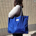 無地 ショッピングバッグ 防水 収納 大容量 エコバッグ ビビッドカラー ポップ 大きめサイズ トートバッグ おしゃれ ロゴ