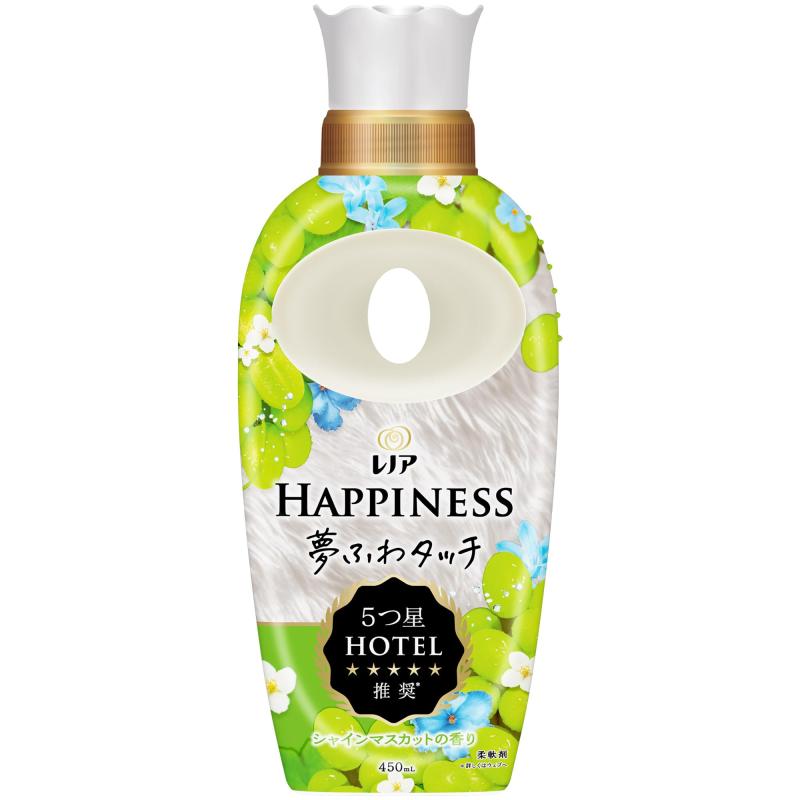 レノア Lenor ハピネス 夢ふわタッチ 柔軟剤 シャインマスカット 本体 450mL