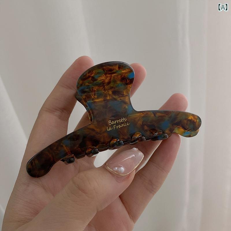 ヘアピン 女性 バック ヘッド イン サメ クリップ 頭飾り アップスタイル おしゃれ エレガント アレンジ カジュアル アンバー