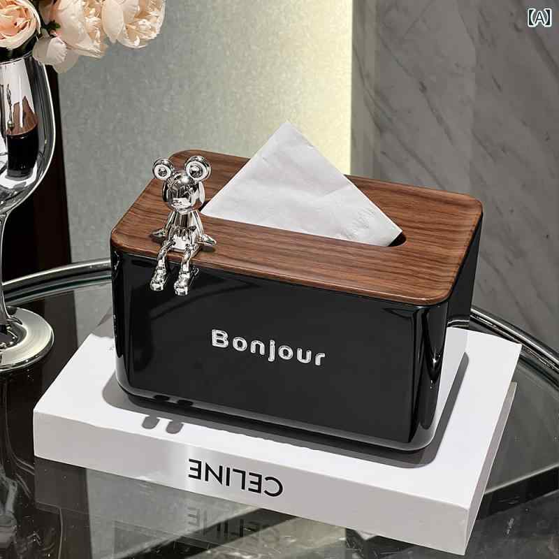 ティッシュ ボックス リビング ルーム 豪華 軽量 家庭 用紙 箱 おしゃれ 春 ナプキン 収納 紙 インテリ..