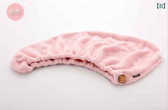 ドライ ヘア キャップ シャワー 吸収性 厚手 ロング 包頭 タオル 大人 子供 バスル...