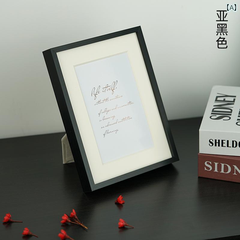 金属製 フォトフレーム テーブル 7インチ 家族 肖像画 子供 プリント 洗浄 写真 壁掛け インテリア リビング おしゃれ シンプル