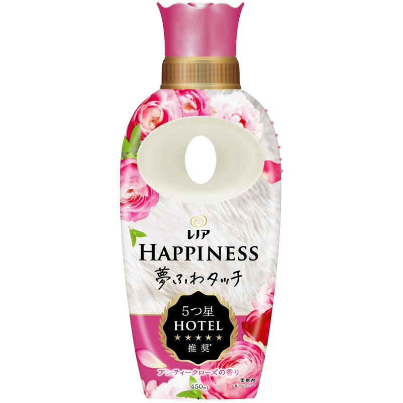 レノア Lenor ハピネス 夢ふわタッチ 柔軟剤 アンティークローズ 本体 450mL