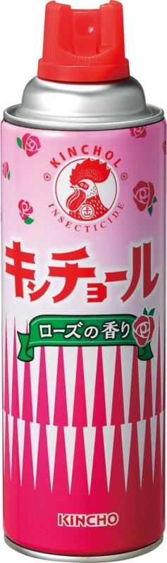 キンチョール ハエ・蚊 トコジラミ 殺虫剤 スプレー ローズの香り 450mL