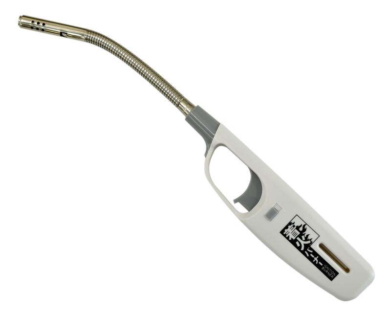 高森コーキ ガスバーナー グレー (フレキシブル) 着火バーナー ターボ 注入式 ターボライター TK-SF6