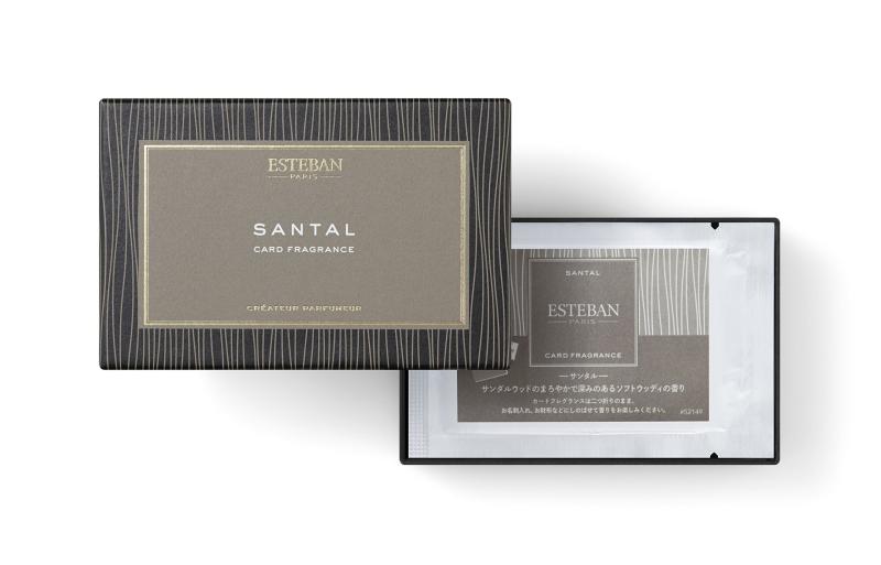 エステバン カードフレグランス サンタル 5枚 サシェ
