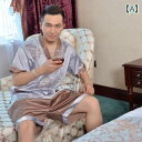 男性用 豪華 水着 綿 サテン プラスサイズ スチーム スーツ ホテル サウナ フットマッサージ ホームヘルスケア 部屋着 高級感 レディース