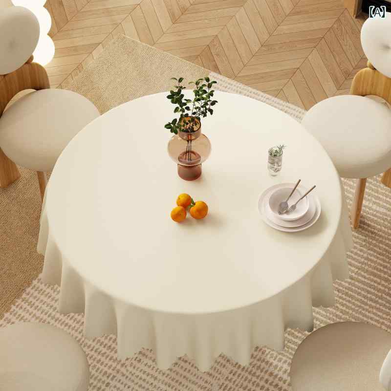 丸い テーブル クロス 防水 耐油 耐熱 洗濯 不要 軽い 豪華 家庭用 小さめ コーヒー 新品 インテリア ..