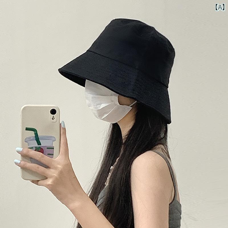 女性 黒 フィッシャーマン 春秋 夏大きいサイズ 小さめ 多用途 日焼け防止 バケット 帽子 男性用 シンプル カジュアル