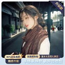 レトロ 綿麻 スカーフ 女性用 春夏 文学的 ブラウン ヴィンテージ プリーツ 日焼け防止 ネクタイ マフラー カジュアル レディース