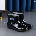 春夏 メンズ ローカット レインブーツ ワンピース プラスベルベット 暖かい キッチン 作業 滑りにくい 耐摩耗性 女性用 ラバーシューズ