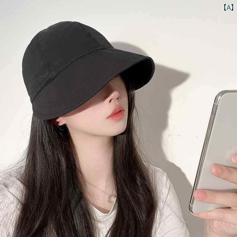 バケットハット サンバイザー レディース 紫外線 カット フェイスカバー ベースボール キャップ ダックビル つば広 サンハット