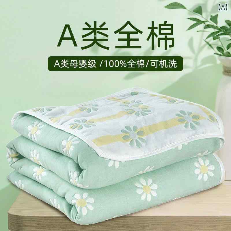 6 層 ガーゼ タオルケット 綿 大人用 ブランケット キルト 夏用 薄手 子供用 ベビー用 カバー 涼しい カジュアル インテリア