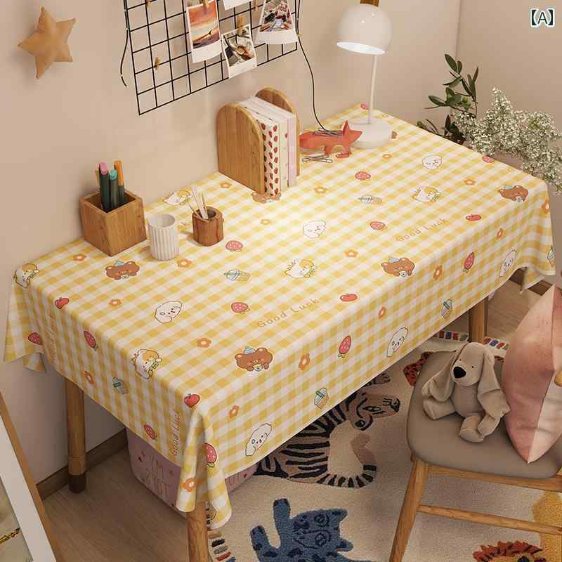 テーブル クロス スタイル 寮 寝室 勉強 机 シンプル リビング ルーム 花柄 インテリア カジュアル ダイニング おしゃれ ホーム