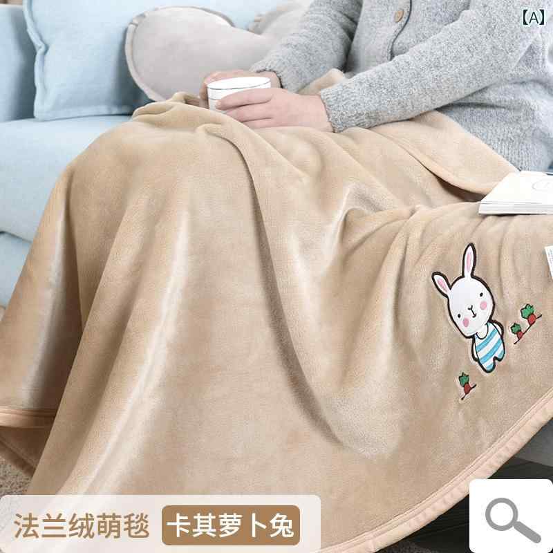 小さめ ブランケット キルトカバー 足 厚手 昼寝 冬 オフィス コーラル ベルベット ソファ 学生 カジュアル インテリア おしゃれ 寝室