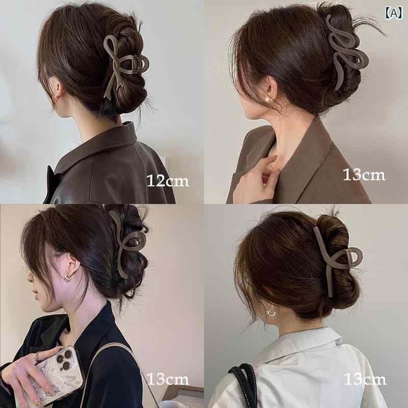 ヘアピン 女性 バック ヘッド グラブ サメ クリップ 大型 帽子 アップスタイル おしゃれ エレガント ア..