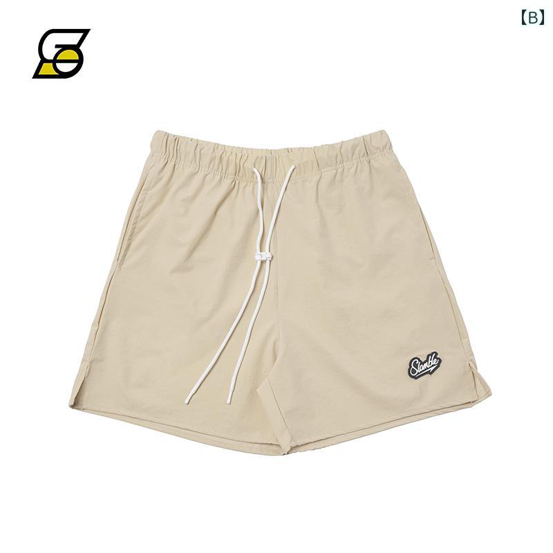 メンズショーツ 通気性 速乾 バスケットボール スポーツ ミドル パンツ ランニング...