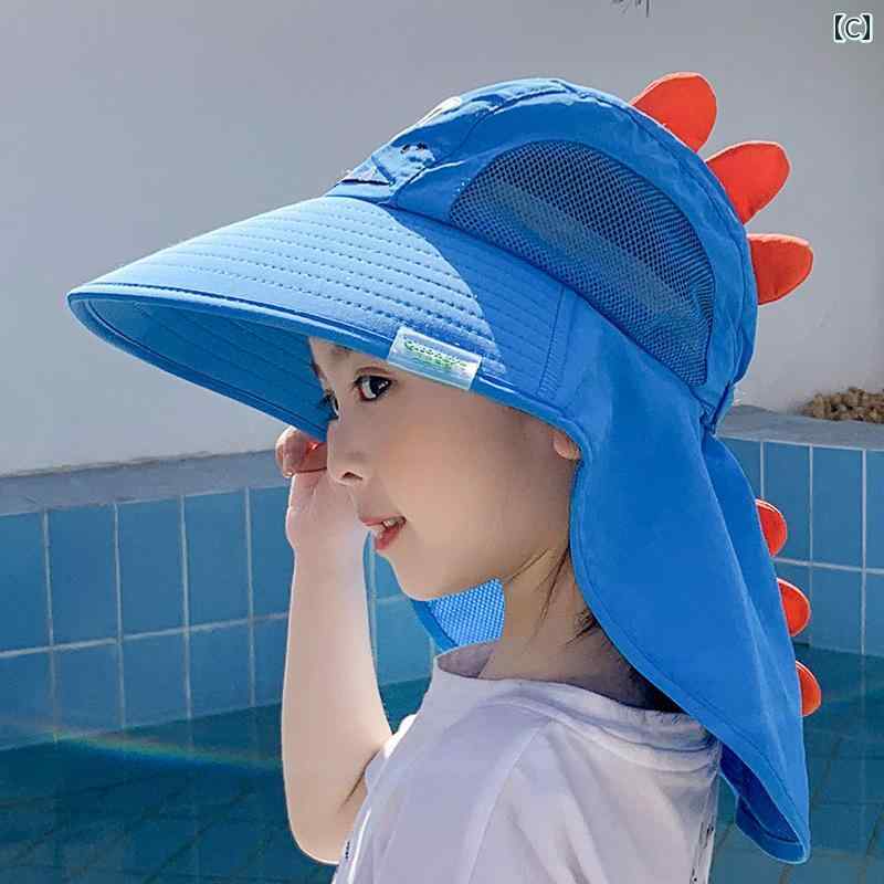 子供用 日除け 帽子 ビーチ 男の子 夏 女の子 かわいい かっこいい フィッシャーマ...