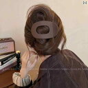 カモノハシ クリップ ヘア 女性 後頭部 大型 サメ グラップリング アクセサリー 秋 アップスタイル おしゃれ エレガント アレンジ