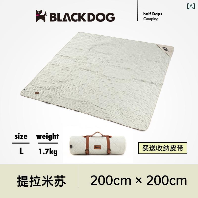 ブラックドッグ ピクニック マット 厚手 秋 ツアー 防湿 防水 公園 アウトドア ポータブル シンプル 遠..