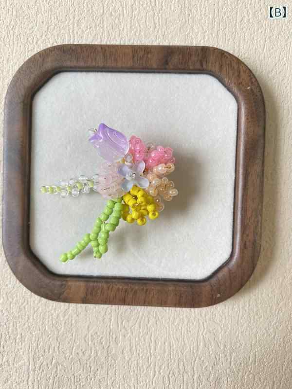 穴 靴 アクセサリー 花 装飾 透明 真珠 バックル ビーズ カジュアル かわいい フラ...
