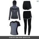 女性用 ランニング スポーツ スーツ スリミング フィットネス ヨガ ウェア 速乾性 春夏 エクササイズ 朝の ランニングウェア 大きいサイズ