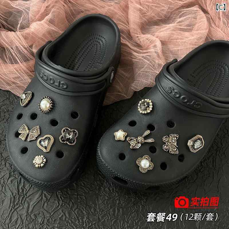 クロックス シューズ アクセサリー フラワー 豪華 クラウド デコレーション アリス...