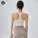 女性用 スポーツブラ フィットネス ブラトップ ピラティス トレーニング ランニング ヨガウェア スポブラ セットアップ シンプル