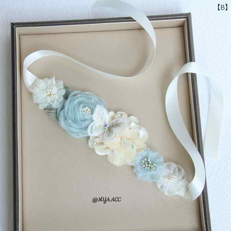 バレエ ヴァリエーション 蝶と 花の ヘアバンド ヘッド ドレス フラワー可愛い髪飾...