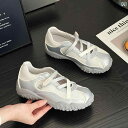 バレエ シューズ 女性用 2025年. 小さめの 夏用 厚底 カジュアル スポーツ サンダル.可愛い.メッシュ.女の子オシャレ.柔らかい