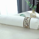 キャンディ 枕 美容院 足 ロング 円筒形 首 保護 綿 リネン 取り外し可能 洗える 無地 シンプル サポート 健康 ベッドルーム 寝室 インテリア リビング(3)