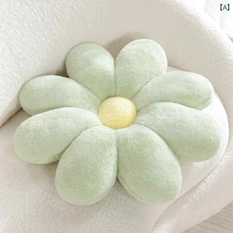 畳 クッション 花 布団 座り 桟橋 出窓 家庭用 リビング ルーム 床 ソフト かわいい フラワー インテリア オフィス おしゃれサイズ: 花座布団50cm 花座布団60cm 花座布団80cm