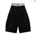 ボクシング ショーツ レトロ デ コンストラクト オープン ステッチ マルチ ポケット ワークウェア ルーズ パンツ メンズ.動きやすい服装