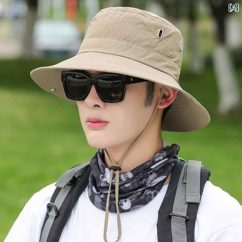 帽子 メンズ 夏用 サンハット 紫外線 カット アウトドア 登山 フィッシャーマン カジュアル キャンプ ポリエステル
