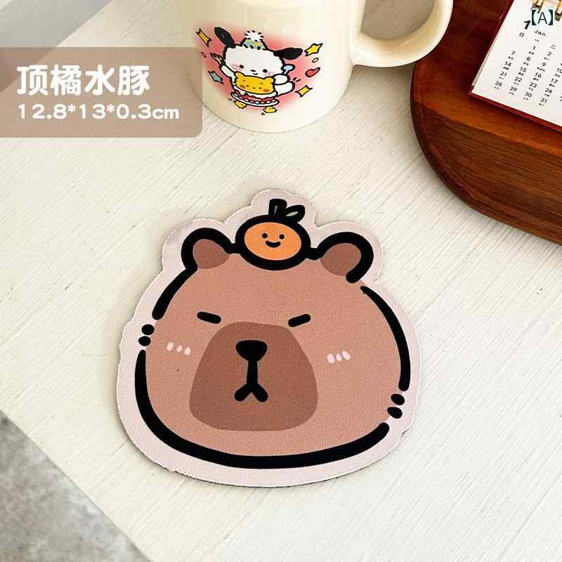 オフィス ダイニング テーブル コースター かわいい ゴム 滑り止め 収納 ウォーターコースター 断熱 パッド インテリア カジュアル
