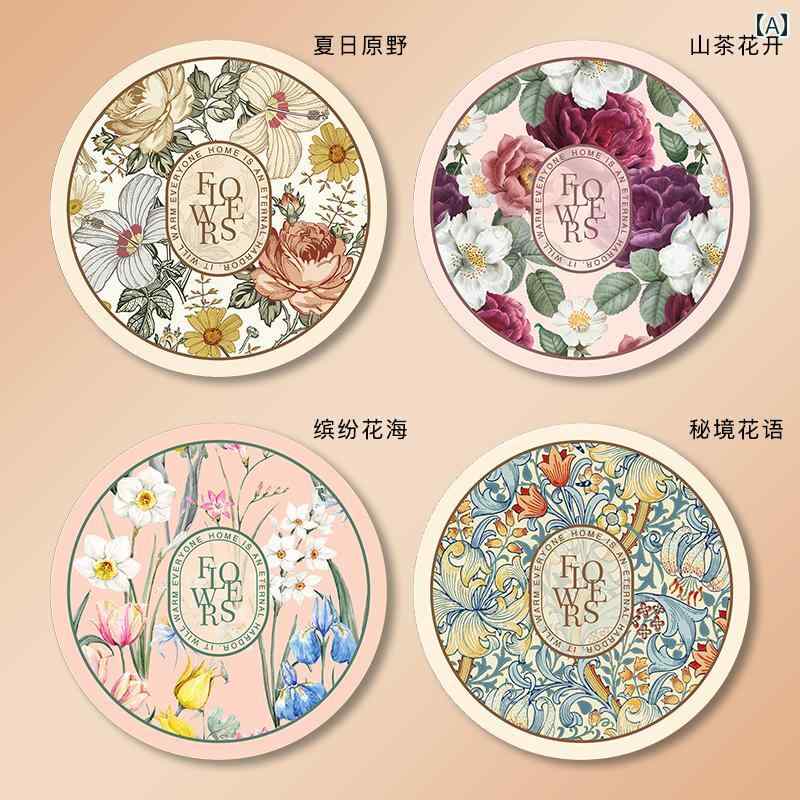 断熱 パッド テーブル コースター マウス やけど 防止 耐熱 家庭用 食器用 マット インテリア キッチン エレガント かわいい
