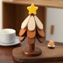 クリスマス ツリー 断熱 マット テーブルデコレーション おしゃれ 無垢材 熱 傷 防止 ポット コースター ボウル インテリア