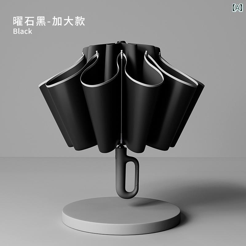 全自動 バックル 傘 耐風性 拡大 厚み 強化 折りたたみ 可能 リバース 屋外 ハイキング 学生 日焼け防止 晴雨兼用 紫外線対策 おしゃれ シンプル 日用品 持ち運び コンパクト