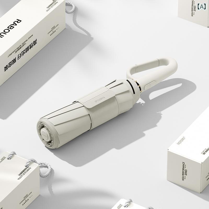 自動 リング バックル 傘 男性用 防風 学生 暴風 強化 厚み 女性用 日よけ 晴雨兼用 紫外線対策 おしゃれ シンプル 日用品 持ち運び コンパクト