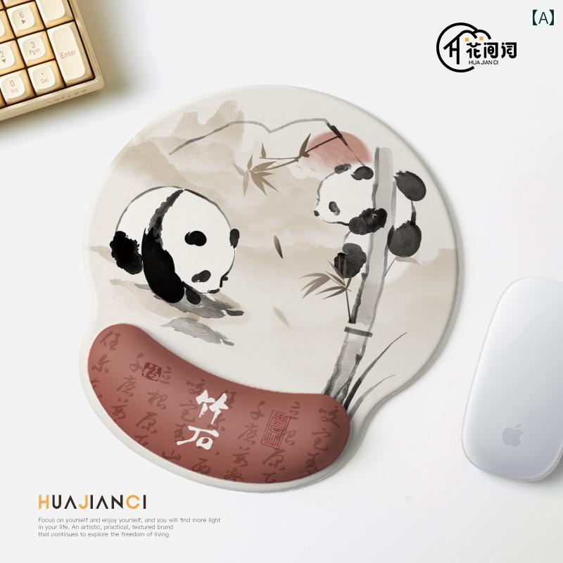 イラスト マウスパッド 厚手 滑り止め リストパッド 女性 オフィス コンピュータ デスク トップ インテリア カジュアル かわいい素材: シリコンサイズ: 25x23cm