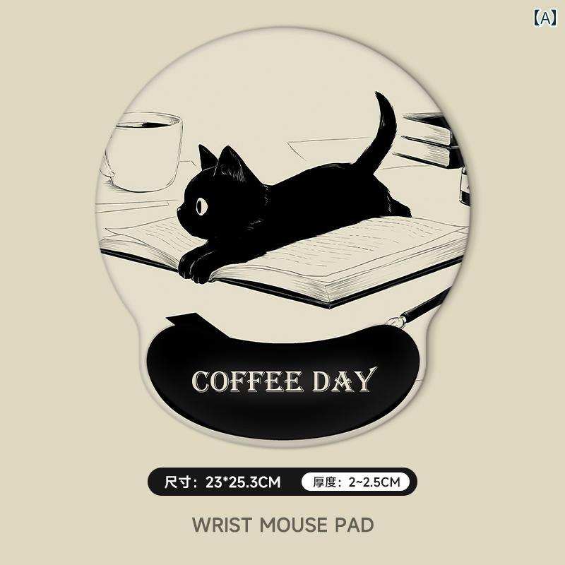 リスト マウスパッド リストパッド 厚手 滑り止め 低反発 オフィス ノート パソコン キー ボード ハンドレスト インテリア かわいい