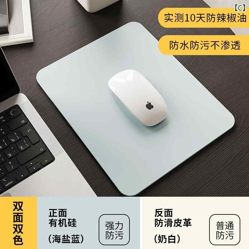 豪華 シリコンマウスパッド デスクパッド オフィス デスク トップ 保護 パッド レザー 寮 ノート パソコン キーボードパッド