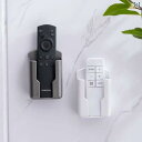 テレビ エアコン リモコン ブラケット ハンガー 壁掛け 固定 シート 収納 ラック ボックス デスク トップ インテリア シンプル(2)