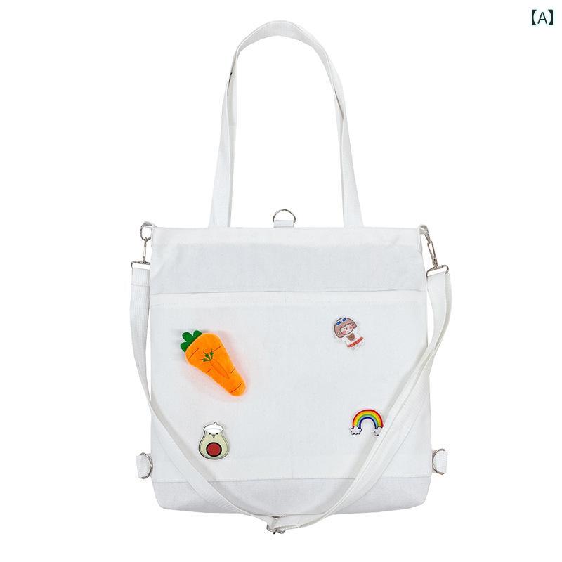 ポール 2025 キャンバス バッグ 無地 コットンバッグ 環境に優しい ショッピング 手持ち ブック カジュ..