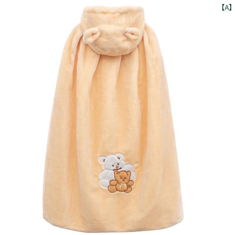 ベビー ケープ マント 秋冬 お出かけ 厚手 ブランケット 防風 子供用 取り外し可能 四季 ロング コート 春秋 キッズ カジュアル