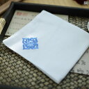 ハンカチ 綿 メンズ 小判型 四角 タオル 刺繍 古風 レディース 携帯用 吸 汗.男女兼用カラフルカラーワンポイント